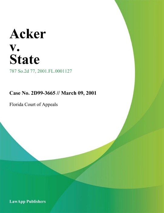 Acker v. State