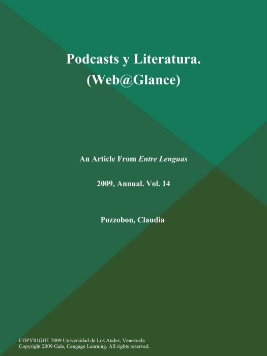 Podcasts y Literatura (Web@Glance)