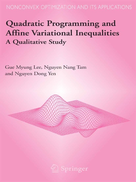 Quadratic Programming and Affine Variational Inequalities