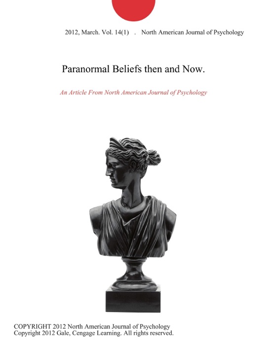 Paranormal Beliefs then and Now.