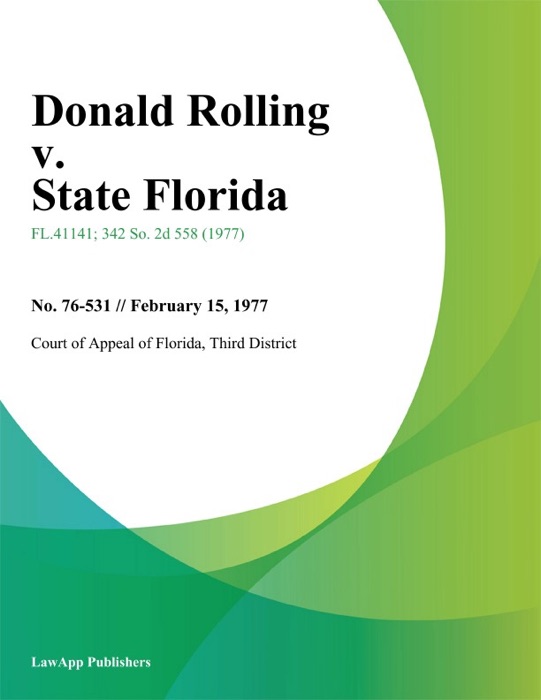 Donald Rolling v. State Florida