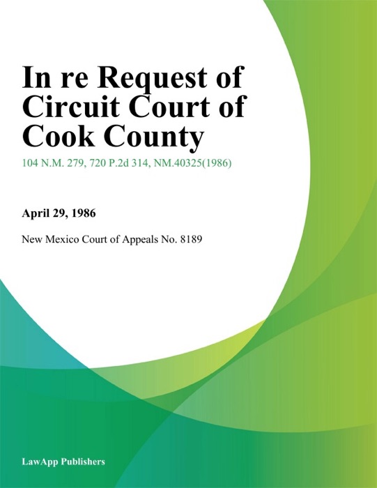 In Re Request of Circuit Court of Cook County