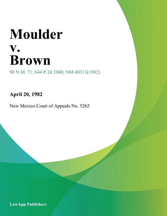 Moulder v. Brown