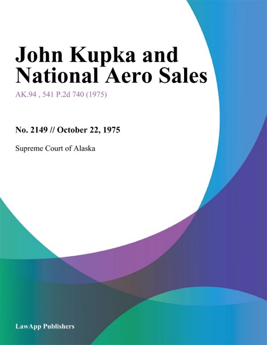 John Kupka and National Aero Sales