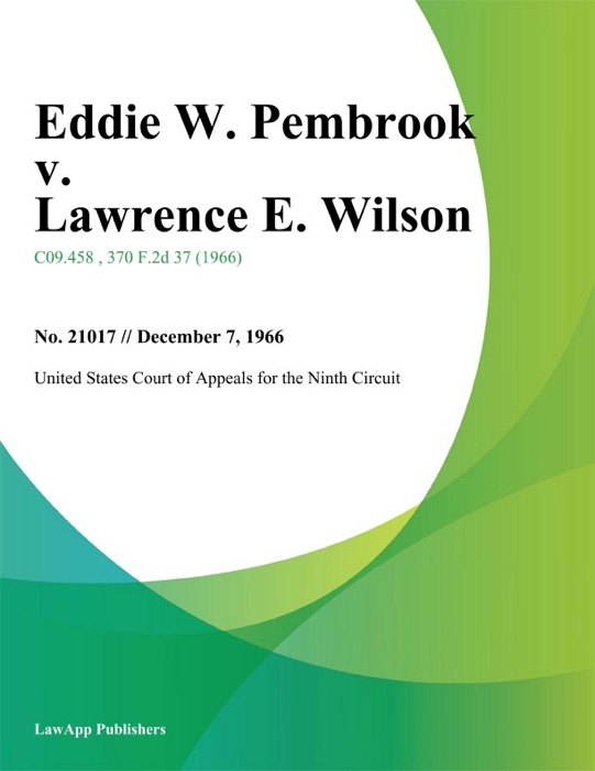 Eddie W. Pembrook v. Lawrence E. Wilson