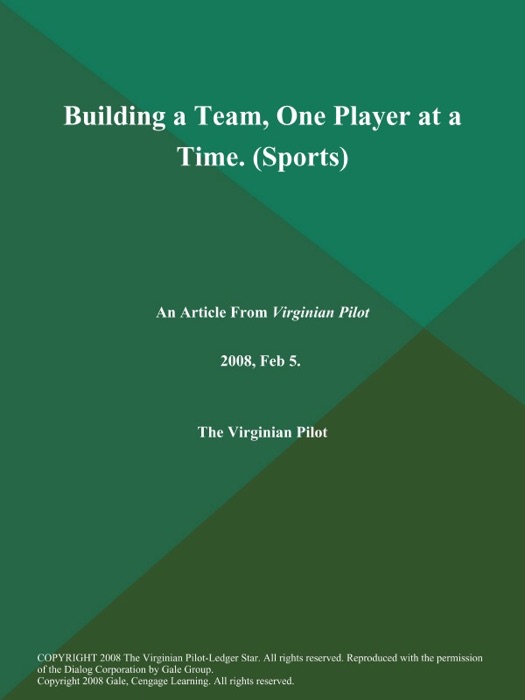 Building a Team, One Player at a Time (Sports)