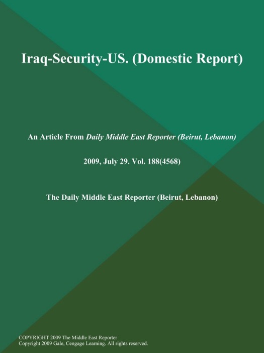 Iraq-Security-US (Domestic Report)