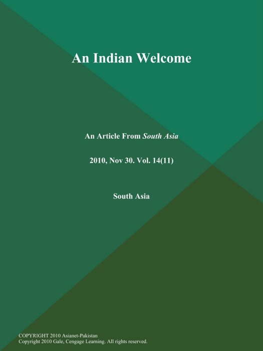 An Indian Welcome