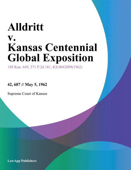 Alldritt v. Kansas Centennial Global Exposition