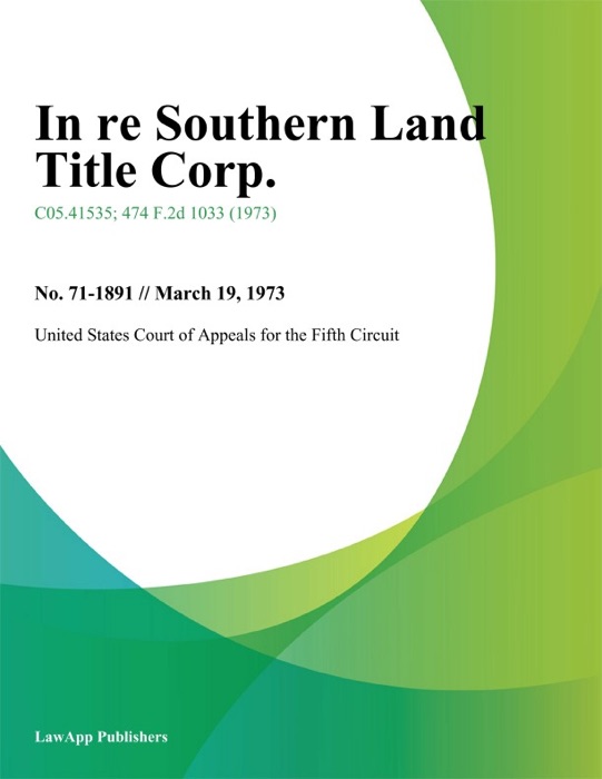 In re Southern Land Title Corp.