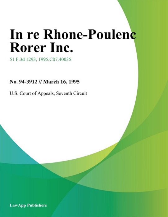 In Re Rhone-Poulenc Rorer Inc.