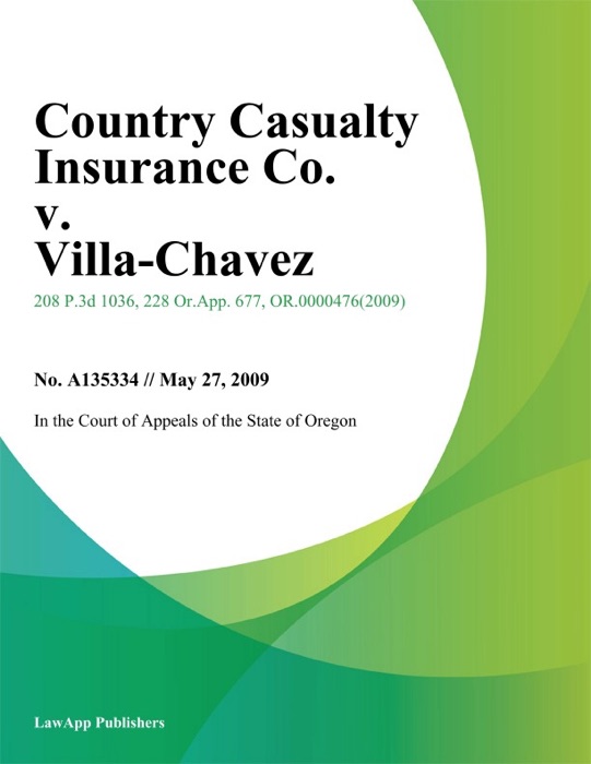 Country Casualty Insurance Co. v. Villa-Chavez