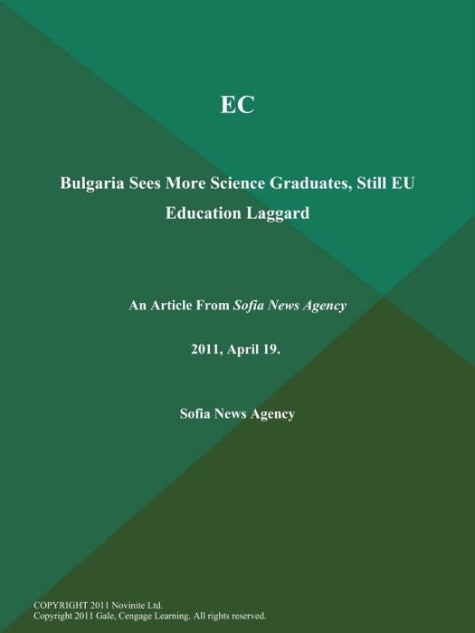 EC: Bulgaria Sees More Science Graduates, Still EU Education Laggard