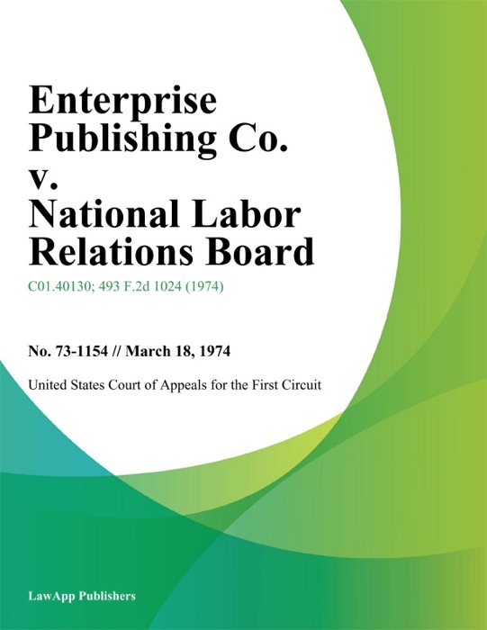 Enterprise Publishing Co. v. National Labor Relations Board