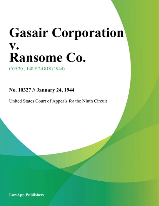 Gasair Corporation v. Ransome Co.