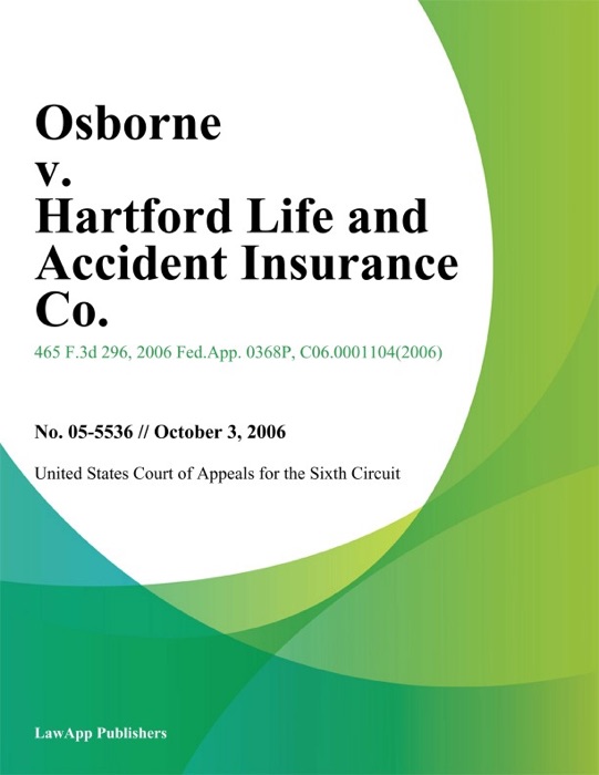 Osborne v. Hartford Life and Accident Insurance Co.