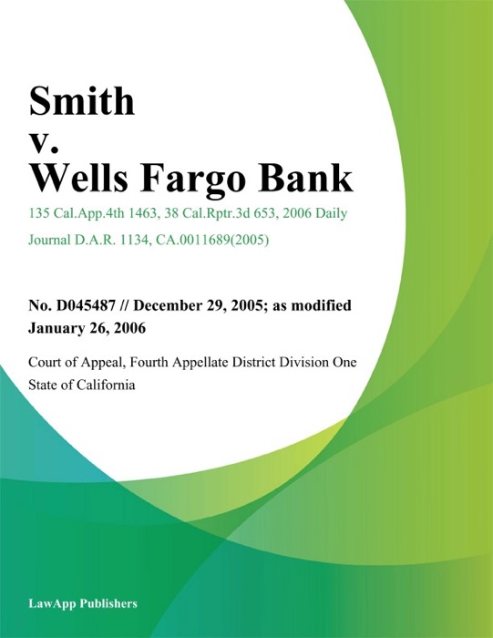 Smith v. Wells Fargo Bank