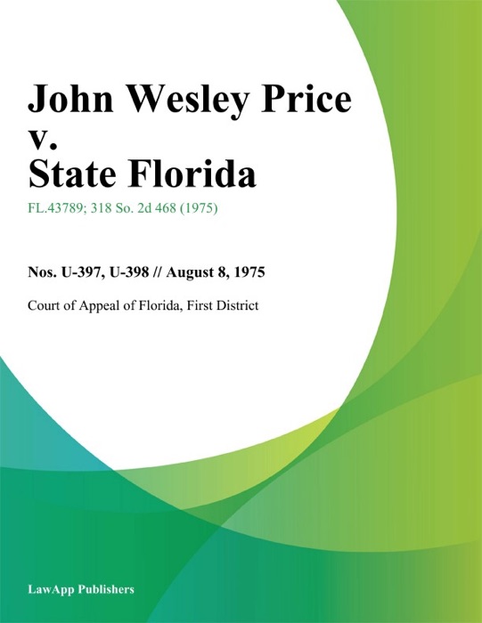 John Wesley Price v. State Florida