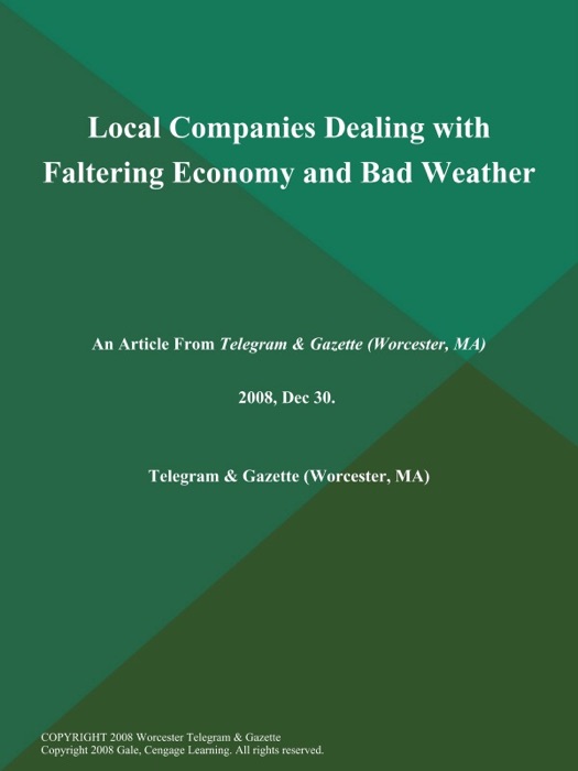 Local Companies Dealing with Faltering Economy and Bad Weather