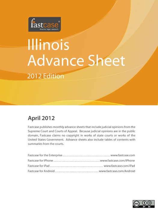 Illinois Advance Sheet April 2012