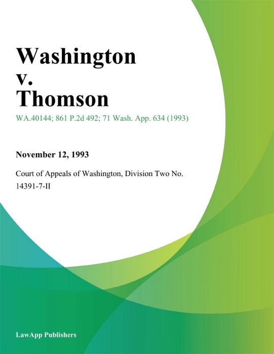 Washington V. Thomson