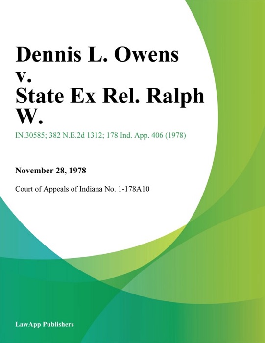 Dennis L. Owens v. State Ex Rel. Ralph W.