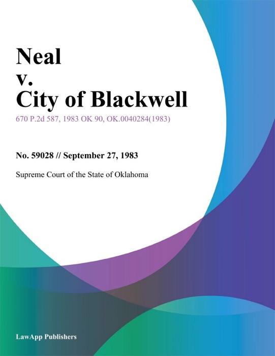 Neal v. City of Blackwell