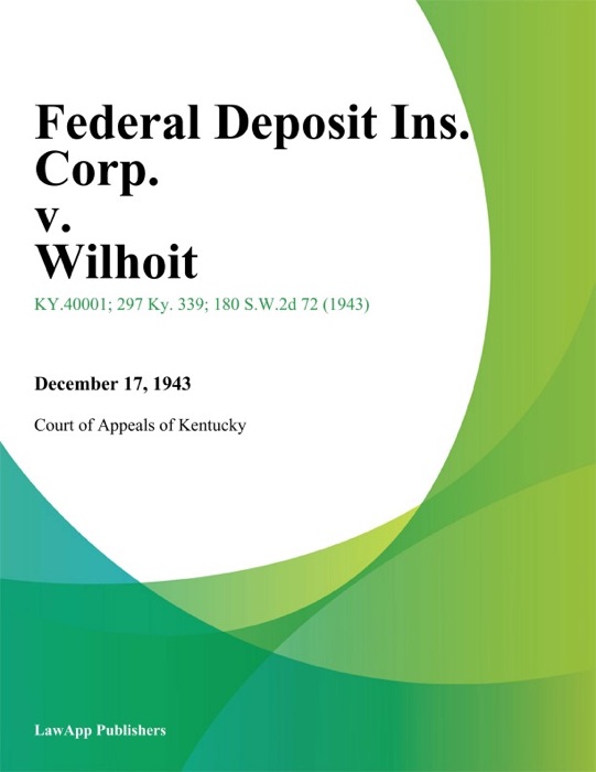 Federal Deposit Ins. Corp. v. Wilhoit