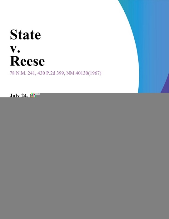 State V. Reese