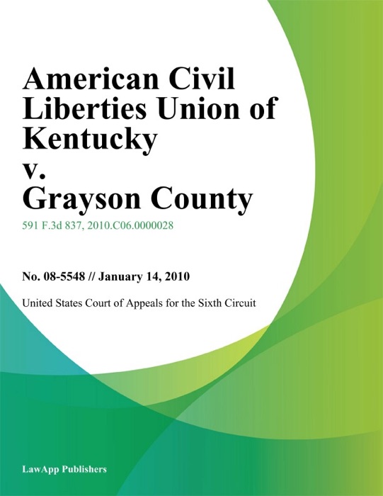 American Civil Liberties Union of Kentucky v. Grayson County