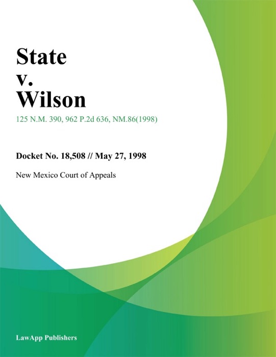 State v. Wilson