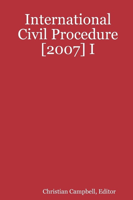 International Civil Procedure