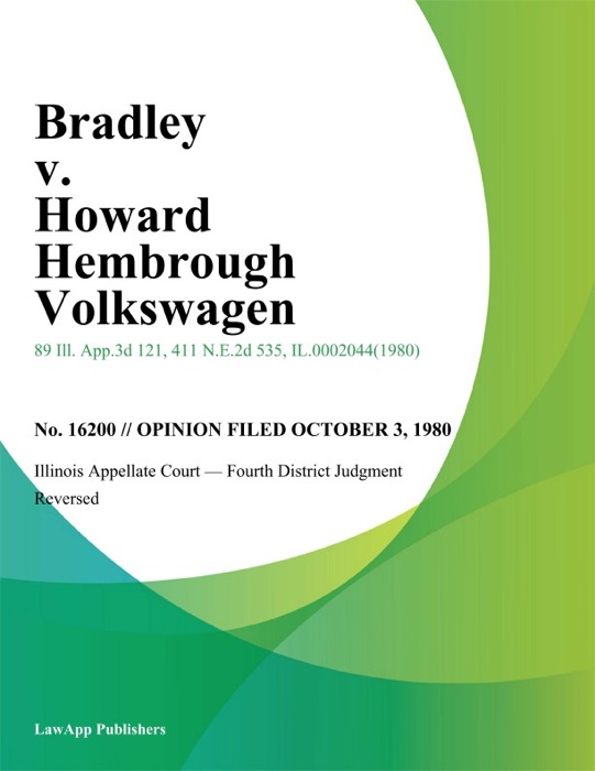 Bradley v. Howard Hembrough Volkswagen
