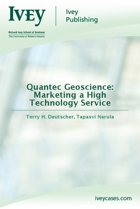 Quantec Geoscience: Marketing a High Technology Service