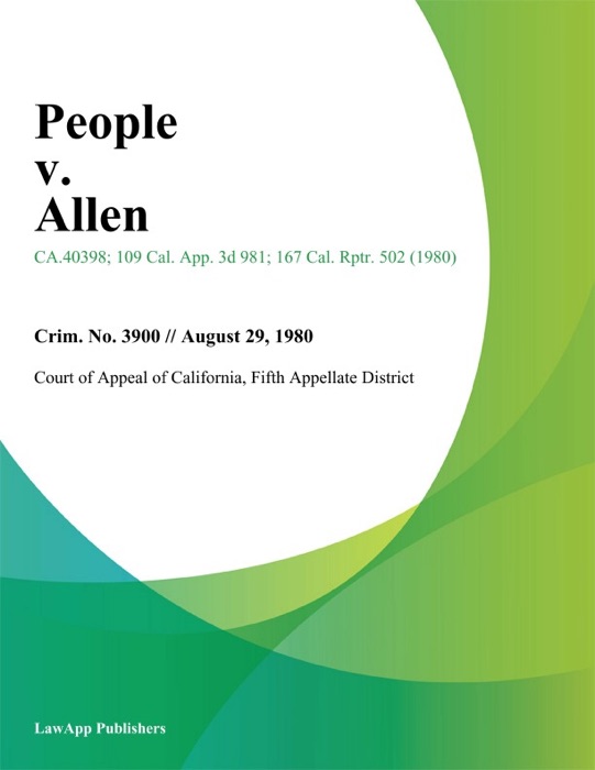 People V. Allen
