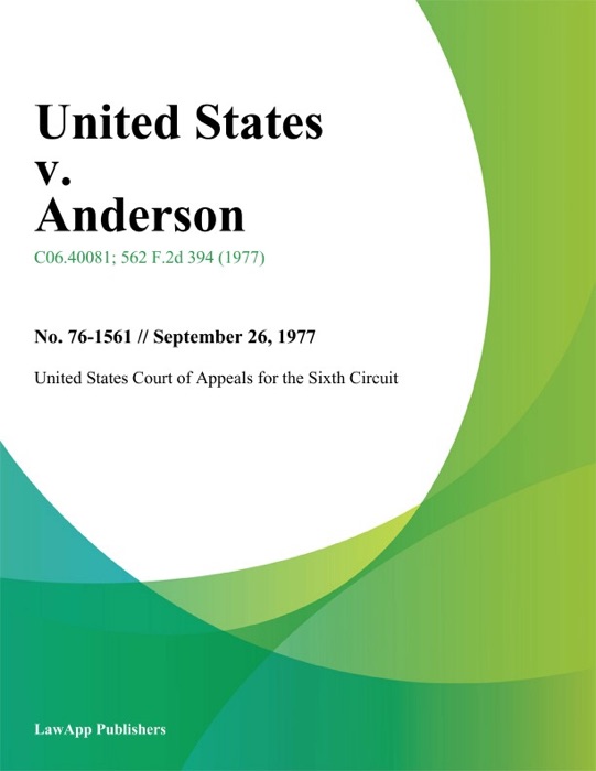 United States V. Anderson