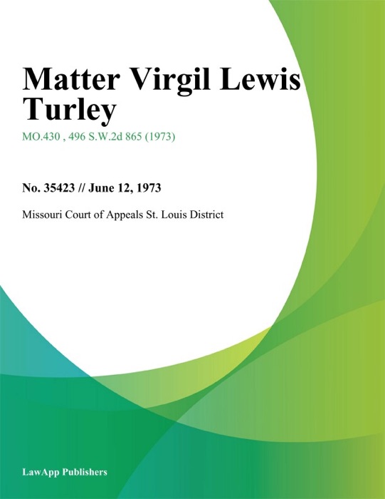 Matter Virgil Lewis Turley