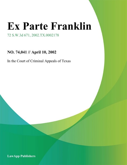 Ex Parte Franklin