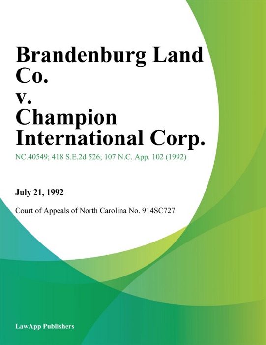 Brandenburg Land Co. v. Champion International Corp.