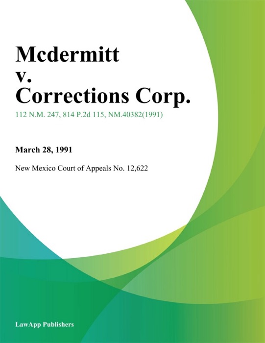 Mcdermitt v. Corrections Corp.