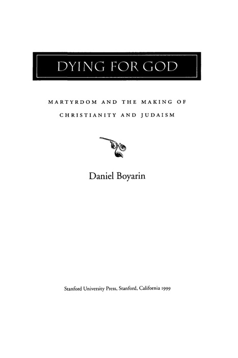 Dying for God