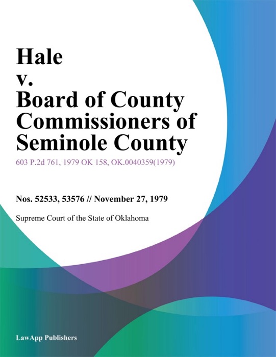 Hale v. Board of County Commissioners of Seminole County