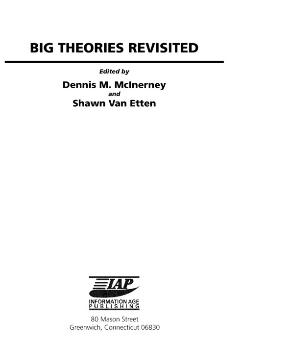 Big Theories Revisited