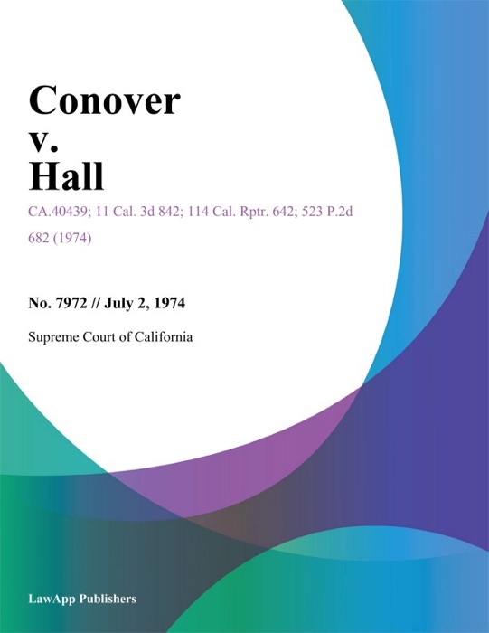 Conover V. Hall