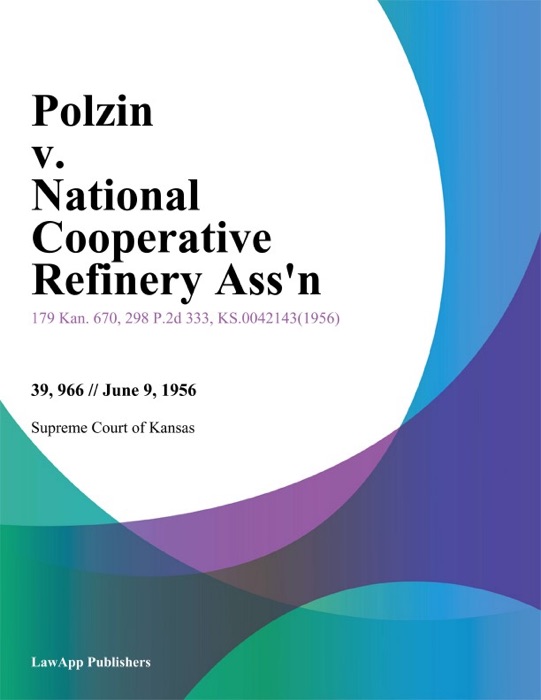 Polzin v. National Cooperative Refinery Ass'n