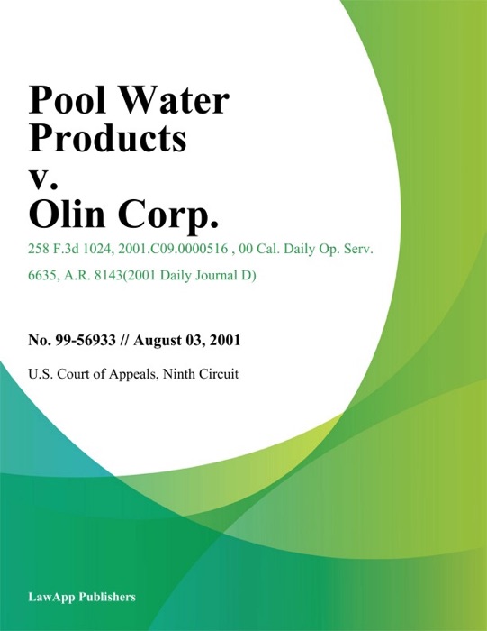 Pool Water Products v. Olin Corp.