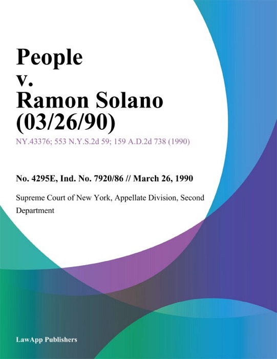 People v. Ramon Solano