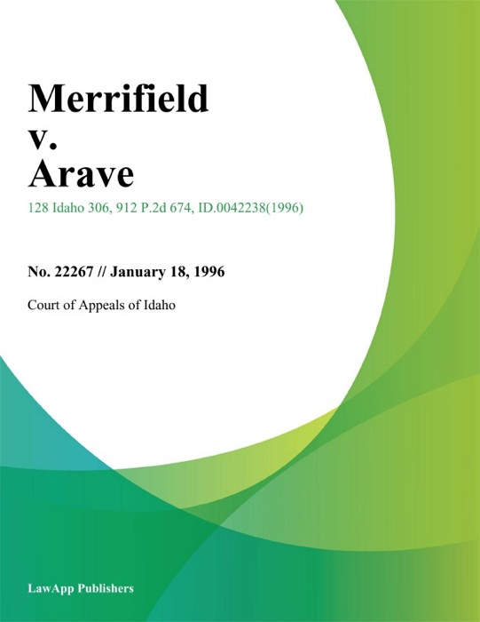 Merrifield V. Arave