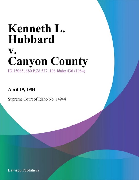 Kenneth L. Hubbard v. Canyon County