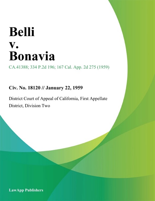 Belli v. Bonavia